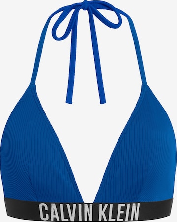 Triangle Hauts de bikini 'Intense Power' Calvin Klein Swimwear en bleu : devant