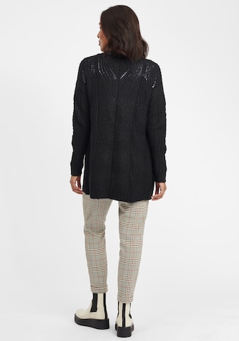 Oxmo Knit Cardigan 'Cle' in Black