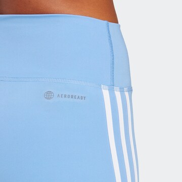 ADIDAS PERFORMANCE Skinny Workout Pants 'Essentials' in Blue