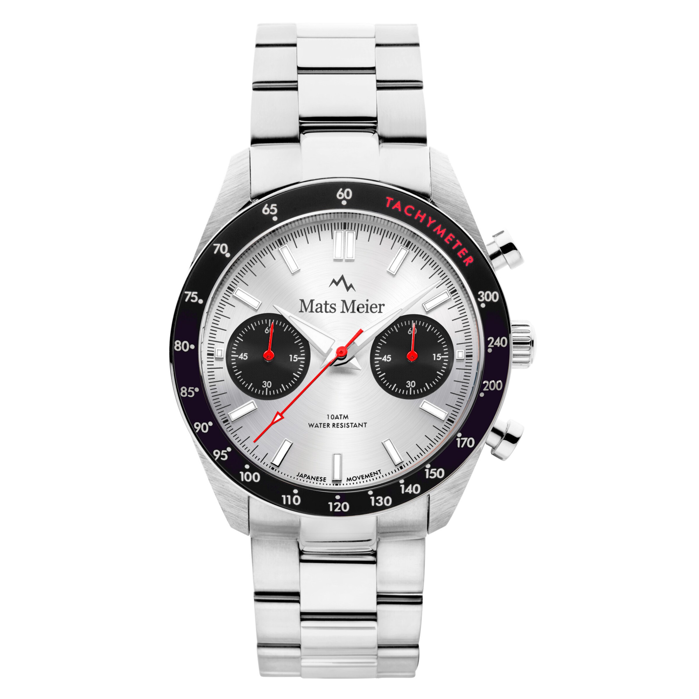 Mats Meier Analog Watch in Silver: front