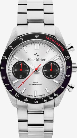 Mats Meier Analog Watch in Silver: front