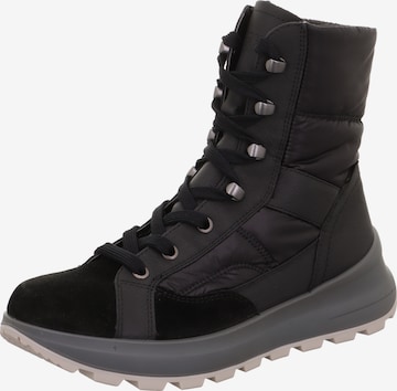 Legero Schnürstiefelette 'T4 Run' in Schwarz: Vorderseite