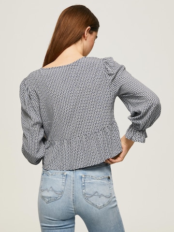 Pepe Jeans Blouse 'Aretha' in Zwart