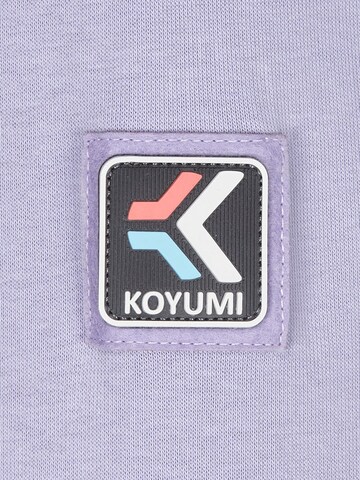 Koyumi Sweatshirt 'Unisex Oversize Hoodie – 3-Faden Stoff, innen angeraut , Suheyla Love it' in Purple