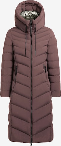 khujoZimski kaput 'Stoane2' - ljubičasta boja: prednji dio