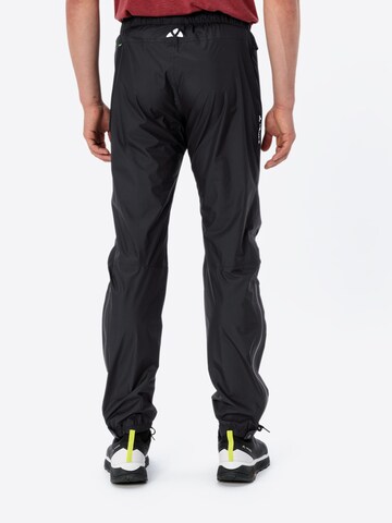 VAUDE Tapered Outdoor trousers 'Scopi' in Black