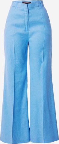 Weekend Max Mara Loose fit Pleated Pants 'GRAZIA' in Blue: front