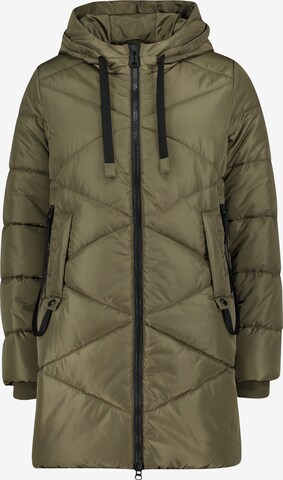 Cartoon Winter Jacket in Green: front