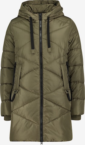 Cartoon Winter Jacket in Green: front