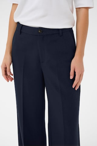 Part Two Wide Leg Hose 'PWNinnesa' in Blau