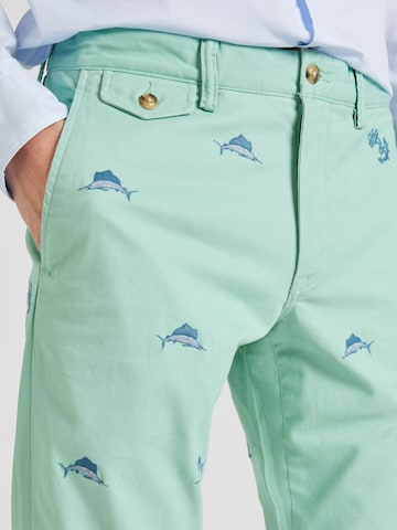 Slimfit Pantaloni chino di Polo Ralph Lauren in verde