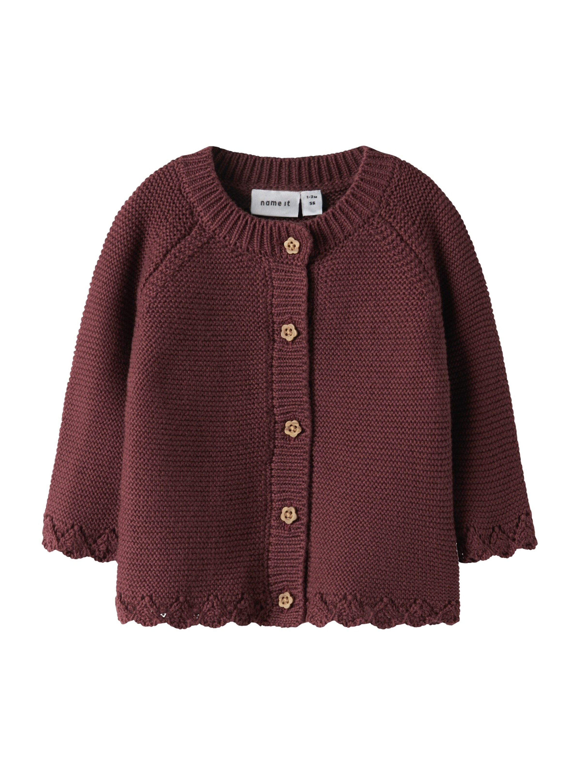 NAME IT - Cárdigan 'NBFBALSALMI' en rojo: frente