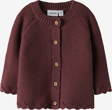 NAME IT - Cárdigan 'NBFBALSALMI' en rojo: frente