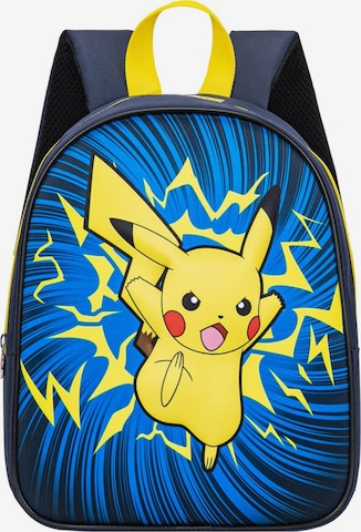 Pokémon Backpack 'Pokémon Pikachu Rugzak Kinderen – Rugtas Jongens – Donkerblauw – Hoogte 31 cm' in Blue: front