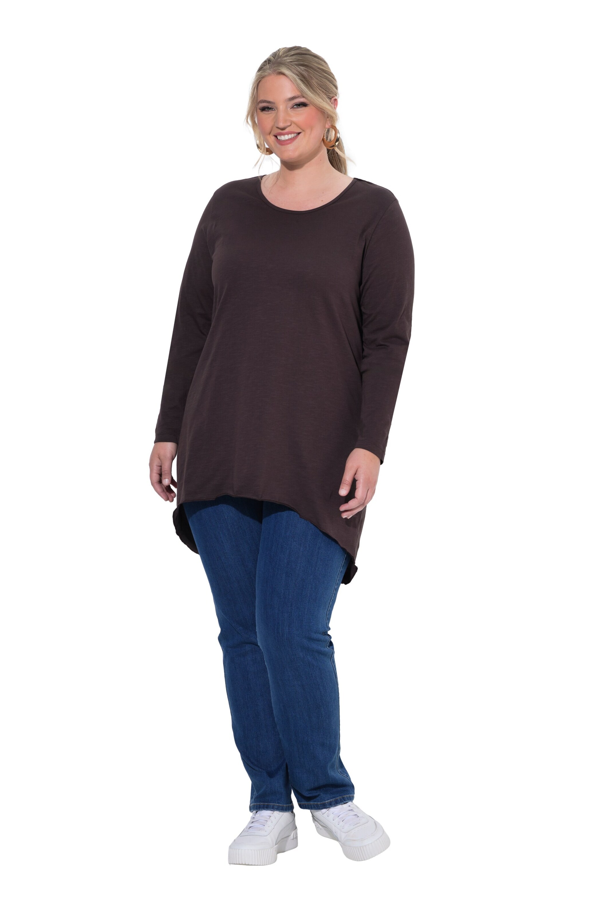 MIAMODA Shirt in Brown