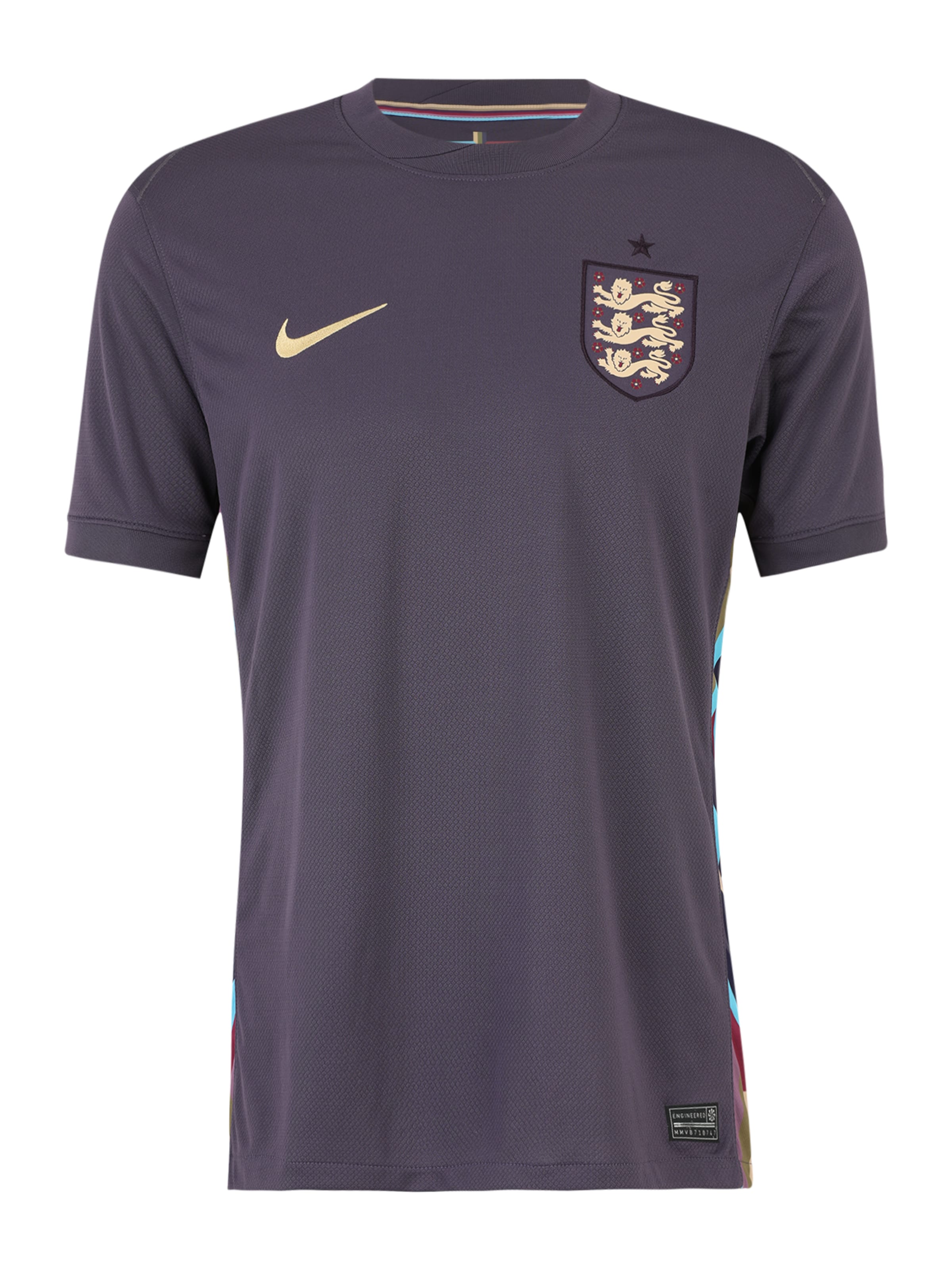 NIKE Αθλητική φανέλα 'England Away 24' σε λιλά: μπροστά