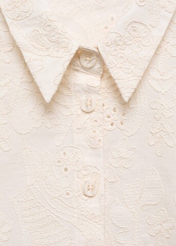 MANGO Blouse 'Peperoni' in Beige