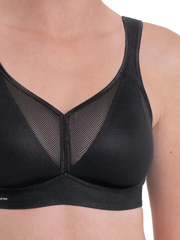 ANITA Bralette Bra 'air control DeltaPad' in Black
