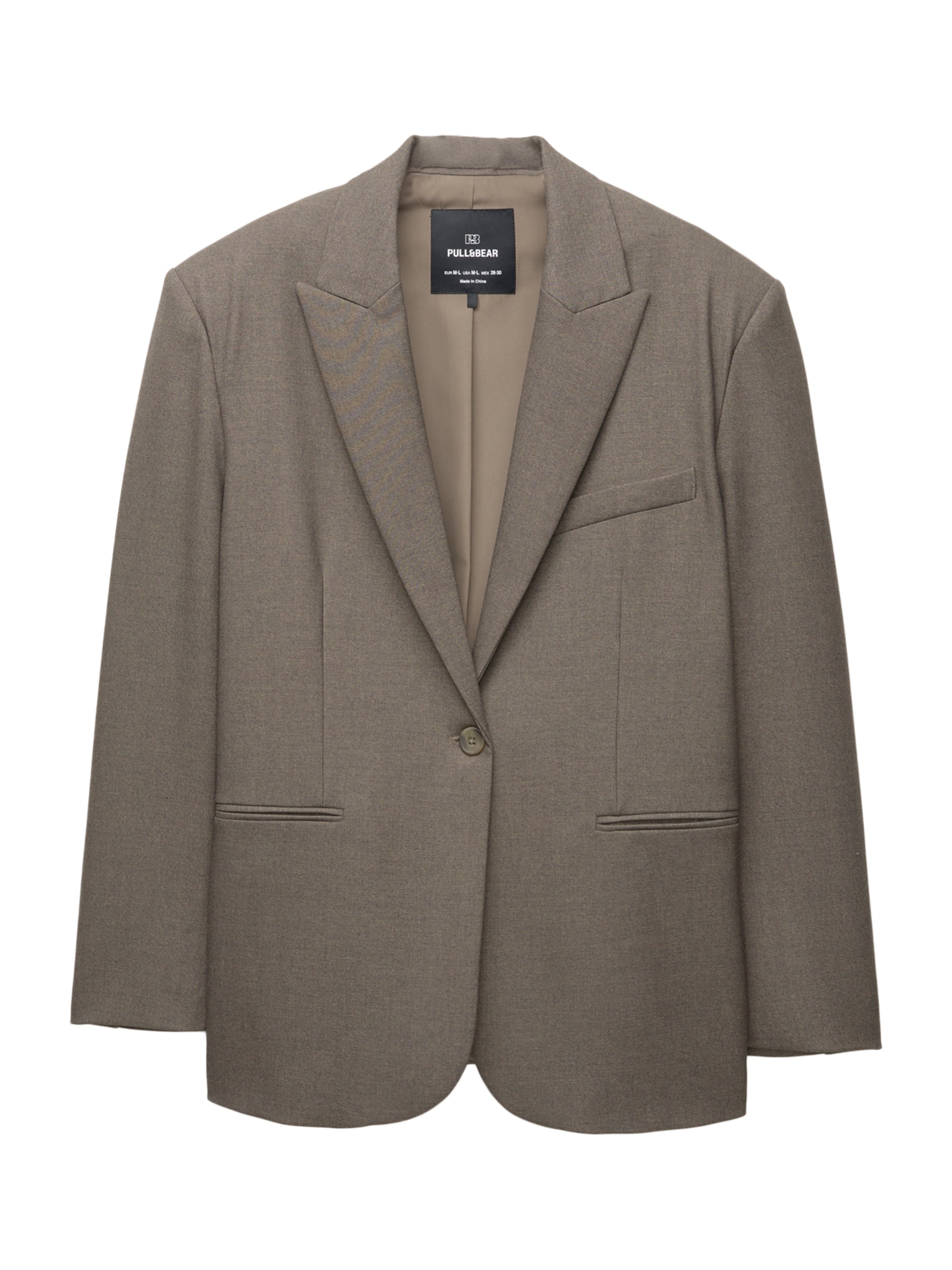 Pull&Bear Kavaj 'Aberturas' i taupe, Produktvy