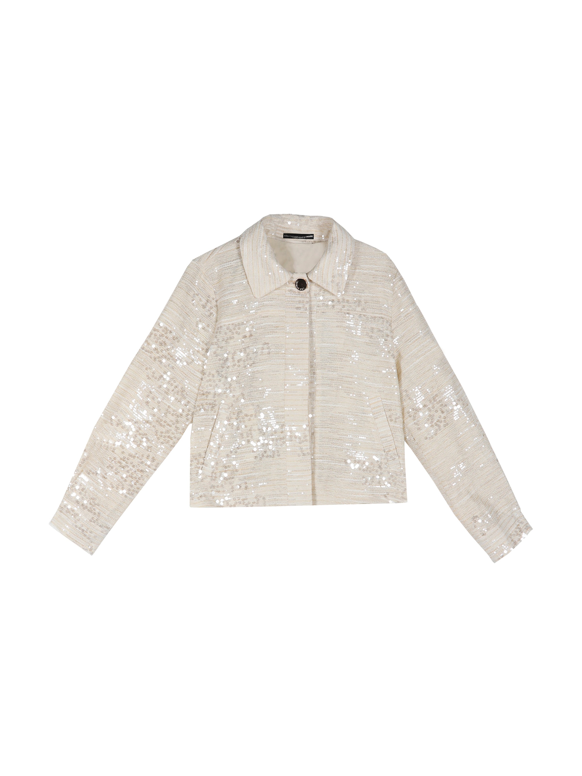 Lola Casademunt Between-season jacket in White: front