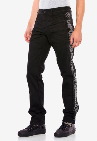 CIPO & BAXX Regular Jeans in Schwarz