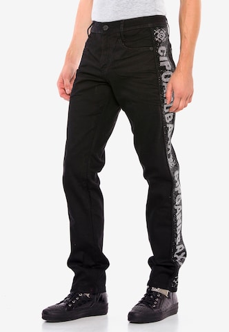 CIPO & BAXX Regular Jeans in Zwart