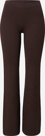 WEEKDAY Flared Pants 'Orina' in Brown: front