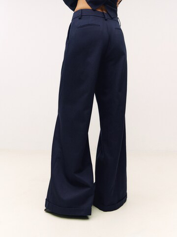 ÉVOIR by Alena Gerber Wide leg Broek in Blauw