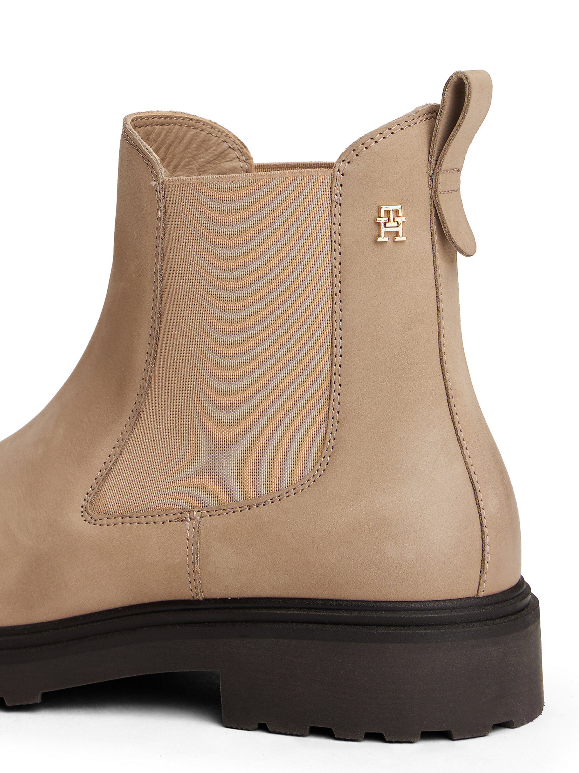 TOMMY HILFIGER Chelsea boots in Beige