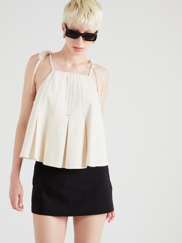 TOPSHOP - Top en blanco: frente
