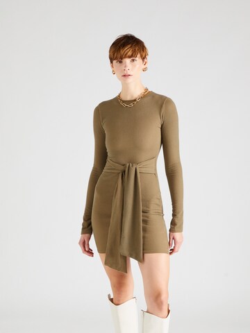 Misspap Knitted dress in Green: front