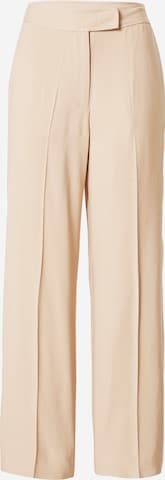 Loosefit Pantalon à plis 'Marle' ABOUT YOU en beige : devant