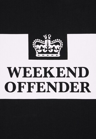 T-Shirt 'Prison' Weekend Offender en noir