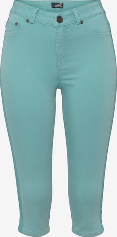 ARIZONA Skinny Jeans in Green: front