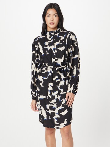 OBJECT Shirt dress 'LIMIA' in Black: front