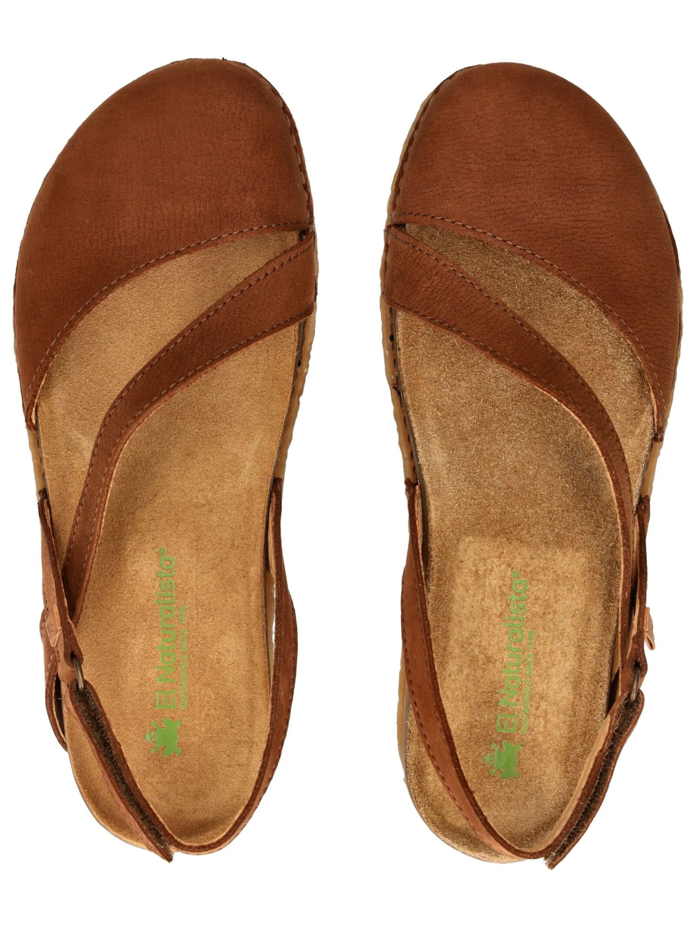 EL NATURALISTA - Sabrina com tiras 'Panglao' em castanho