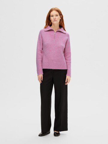 SELECTED FEMME Sweater 'Lulu Mika' in Pink