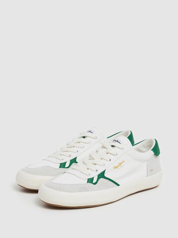 Pepe Jeans Platform trainers 'Travis Brit' in White