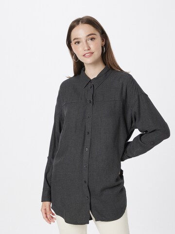 TOM TAILOR DENIM Blouse in Grey: front