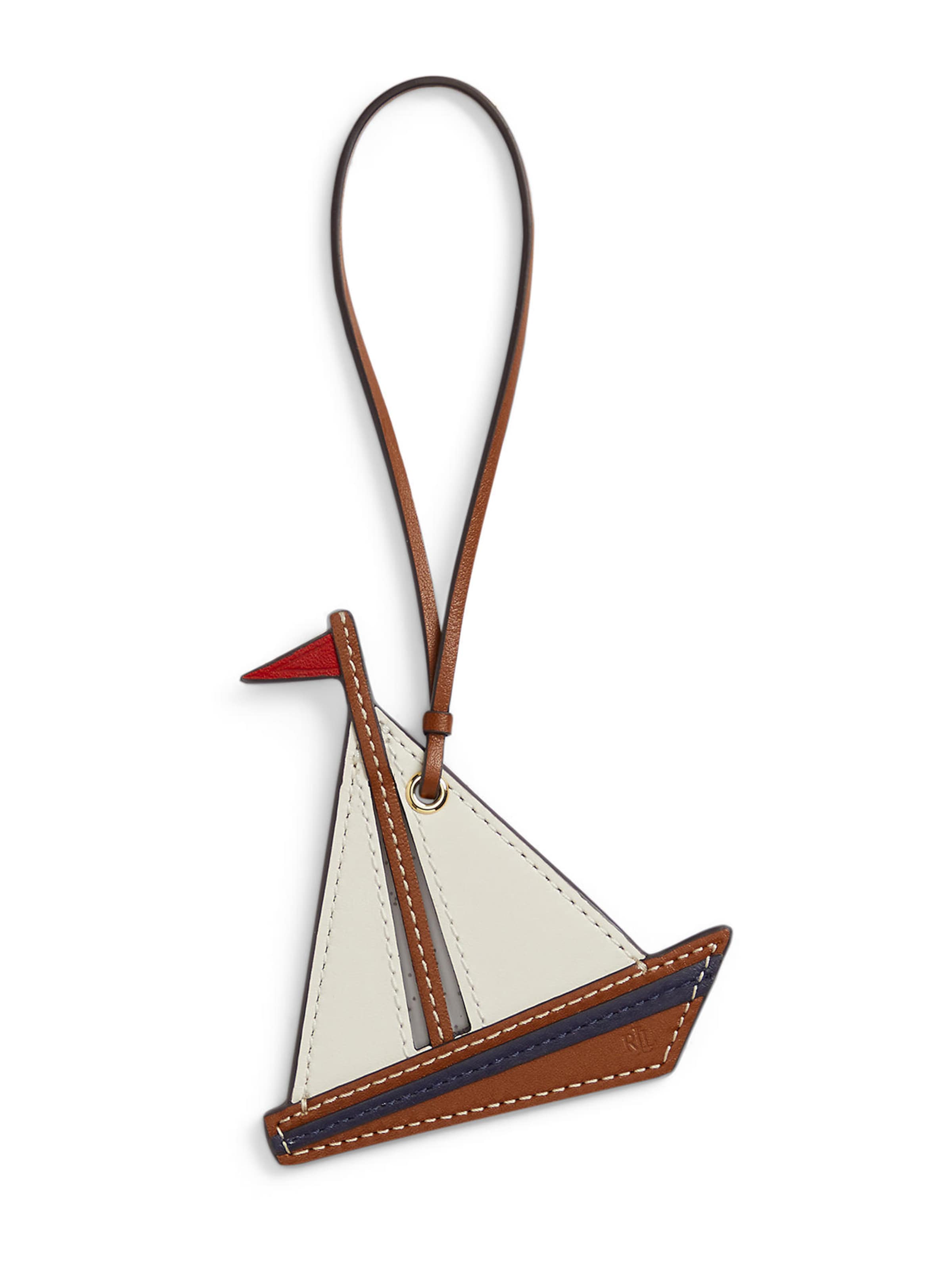 Lauren Ralph Lauren Schlüsselanhänger in Braun: Vorderseite