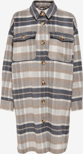ONLY Übergangsjacke 'Hannah' in braun / rauchgrau / schwarz, Produktansicht