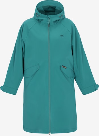 Schmuddelwedda Raincoat in Green: front