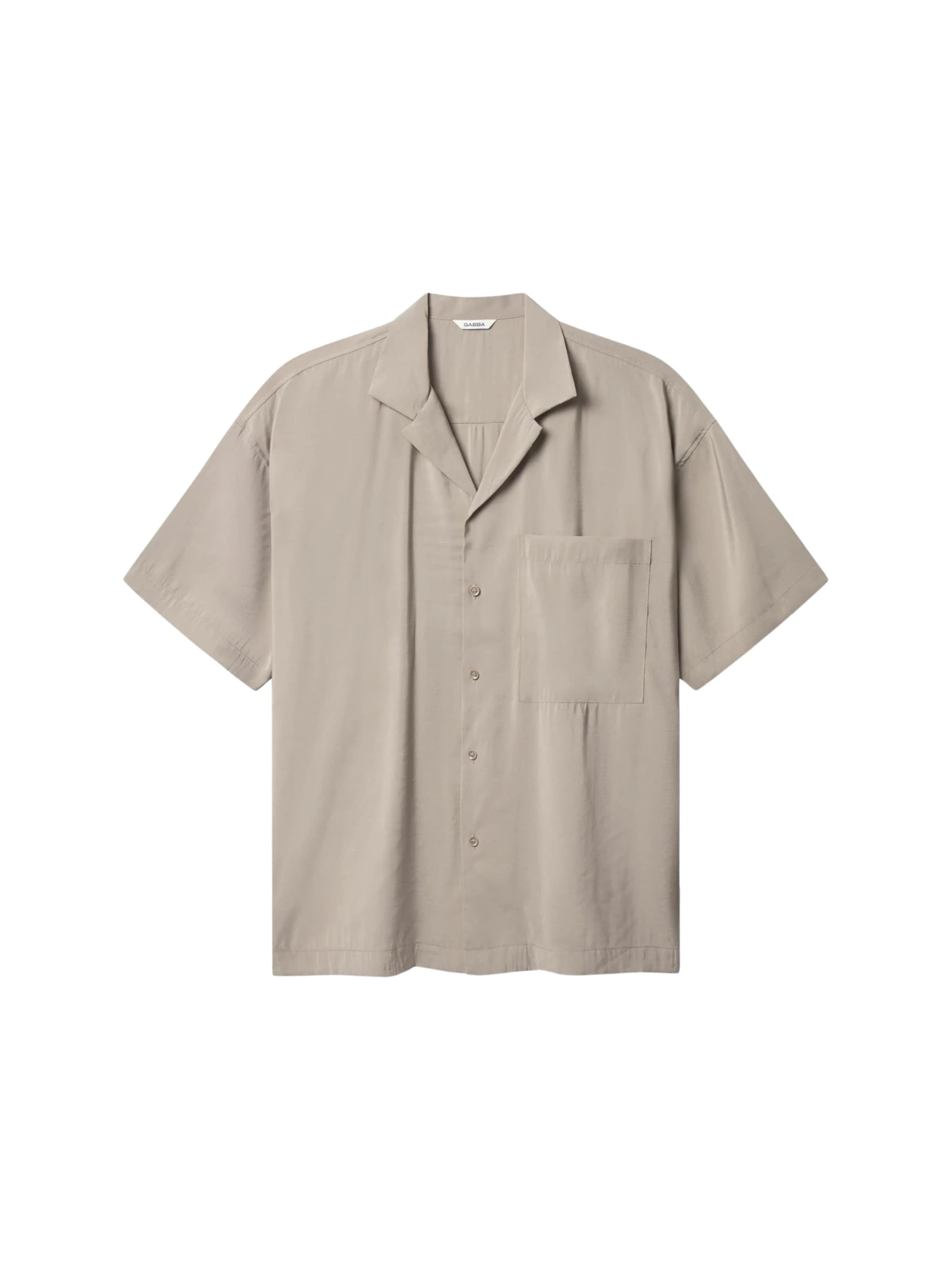 GABBA Klasický střih Košile 'Jens' – béžová: přední strana