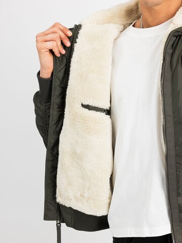 ALPHA INDUSTRIES Winter Jacket 'B15-3 TT' in Grey