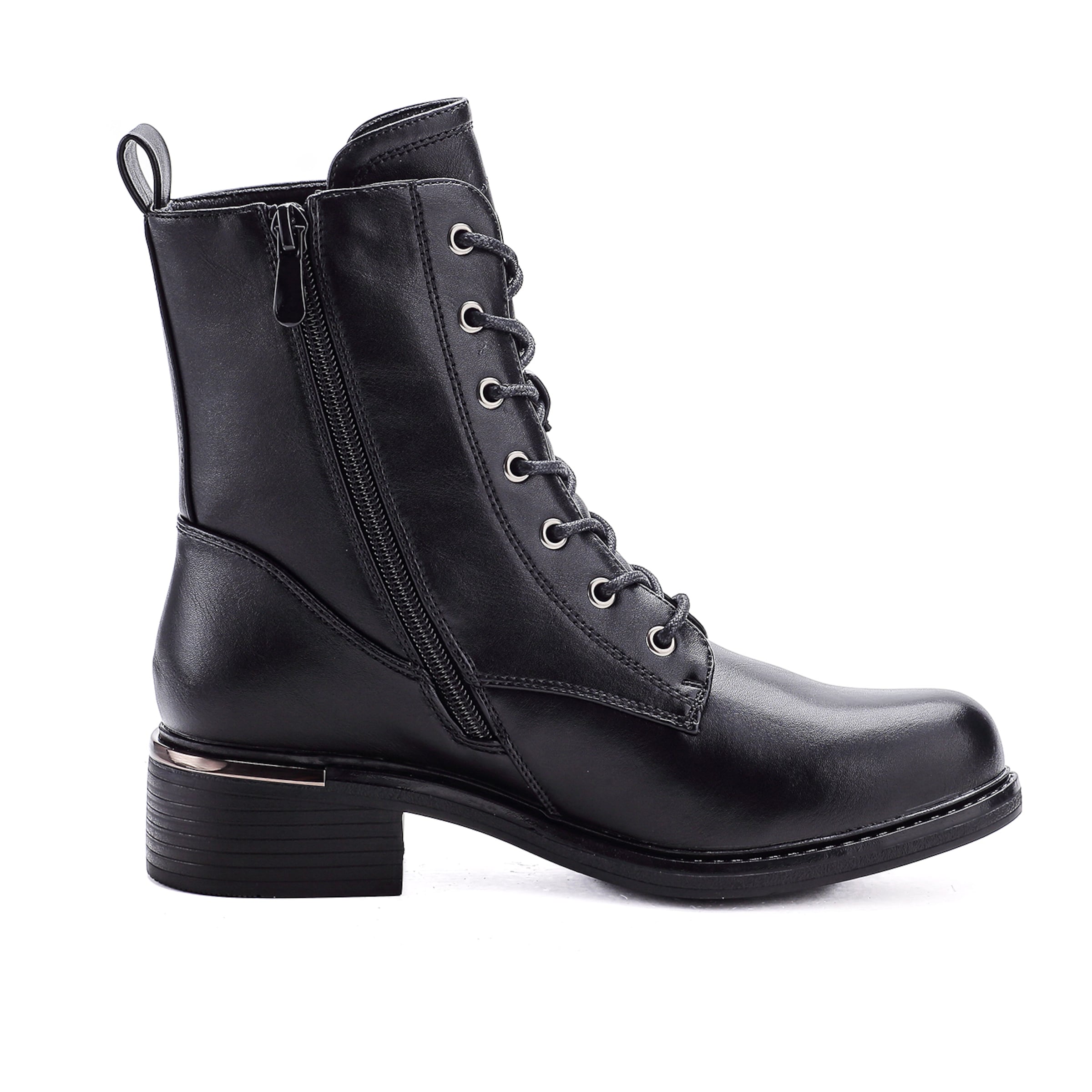 Elara Snørestøvletter i sort