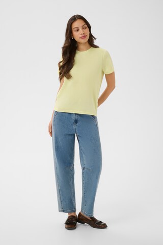 SAINT TROPEZ - Camisa 'SZHaga' em amarelo