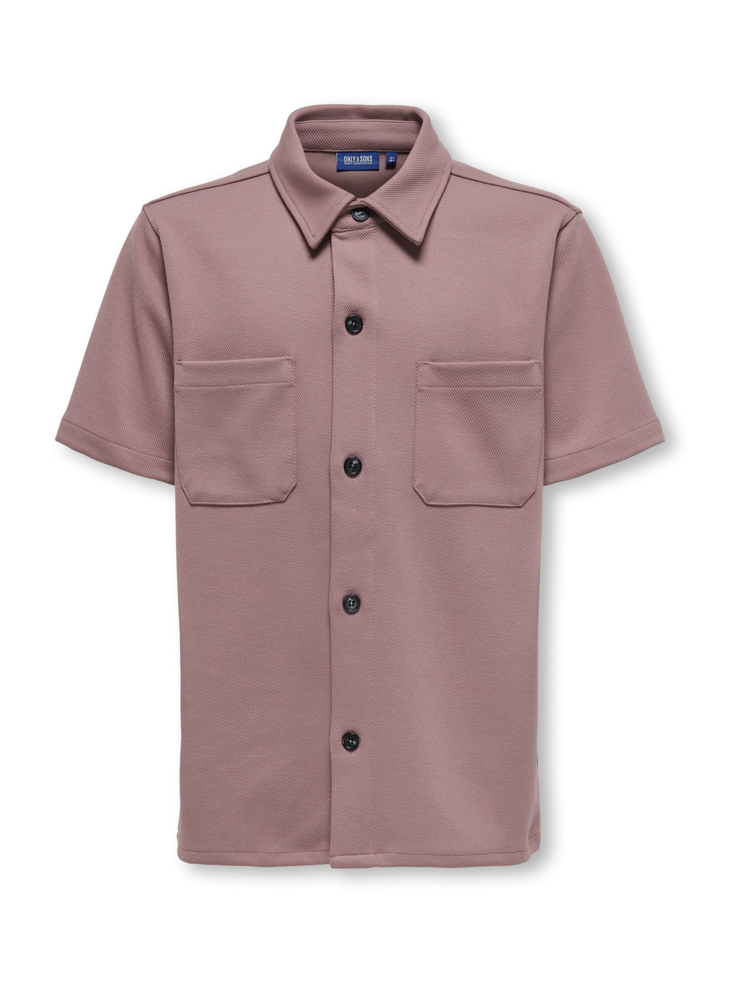 Only & Sons Junior Regular fit Πουκάμισο 'OSJNEW KODYL' σε λιλά: μπροστά