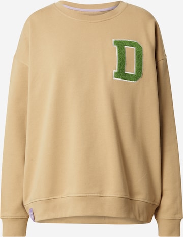 Derbe Sweatshirt in Brown: front