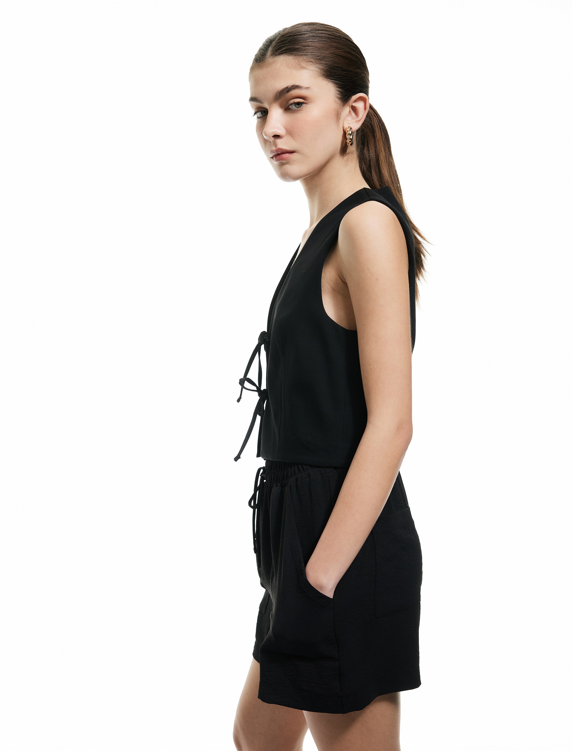 Koton Regular Broek in Zwart