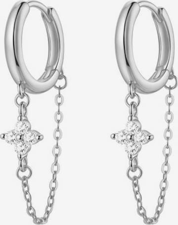 Hey Happiness Oorbellen 'Twinkle Blossom' in Zilver: voorkant